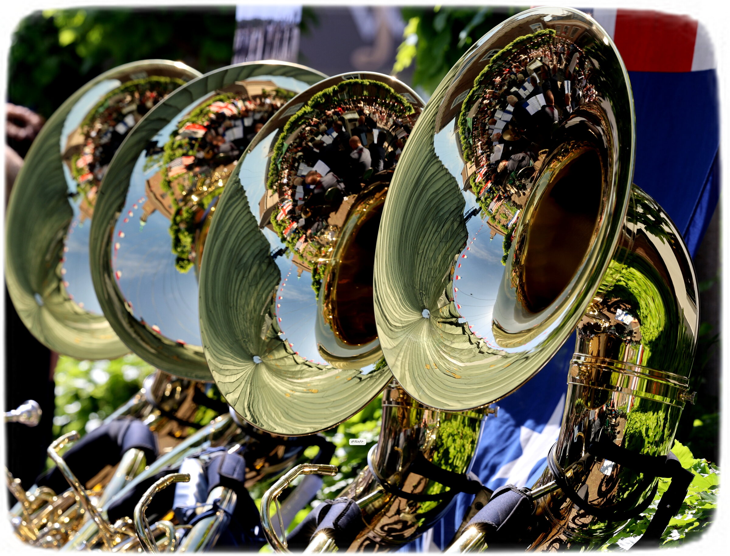 Muziekdetail tijdens de viering