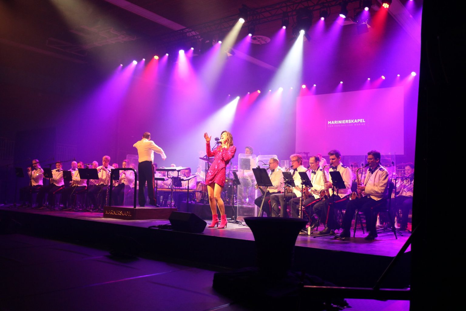 Live muziek op het plein